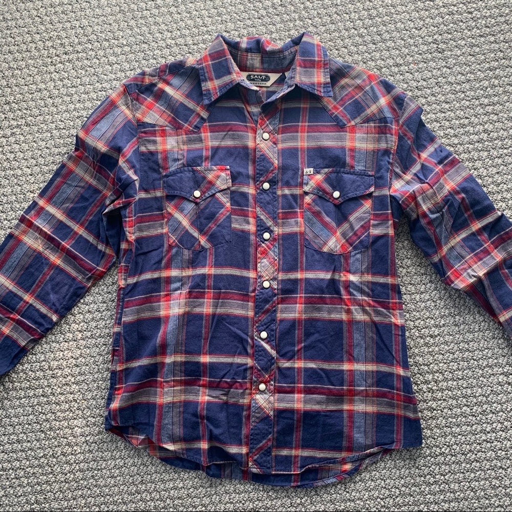Pearl snap western shirt